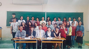 Buổi gặp mặt với đại diện trường Đại học Nam hoa (Đài Loan)