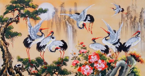 Ý nghĩa của chim hạc trong phong thủy