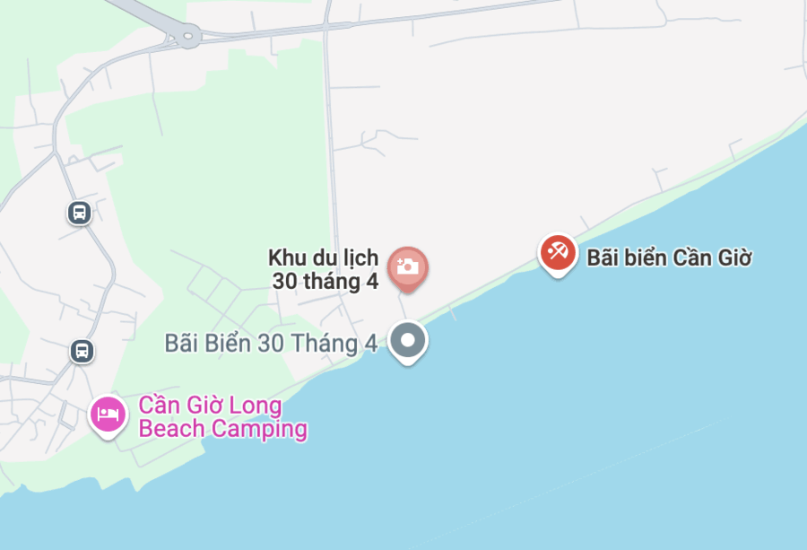 Khu du lịch Cần Giờ nằm trong Khu du lịch 30 tháng 4.
