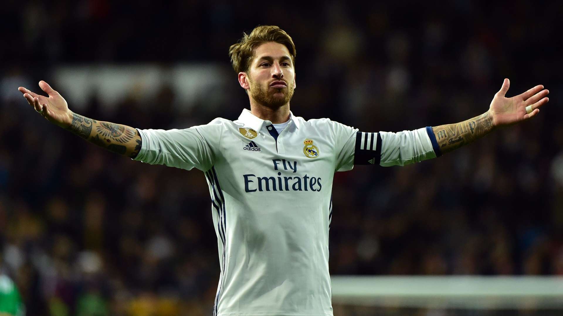 Sergio Ramos đạt 100 lần ra sân tại Champions League cùng Real Madrid Goal.com Châu Phi Oman