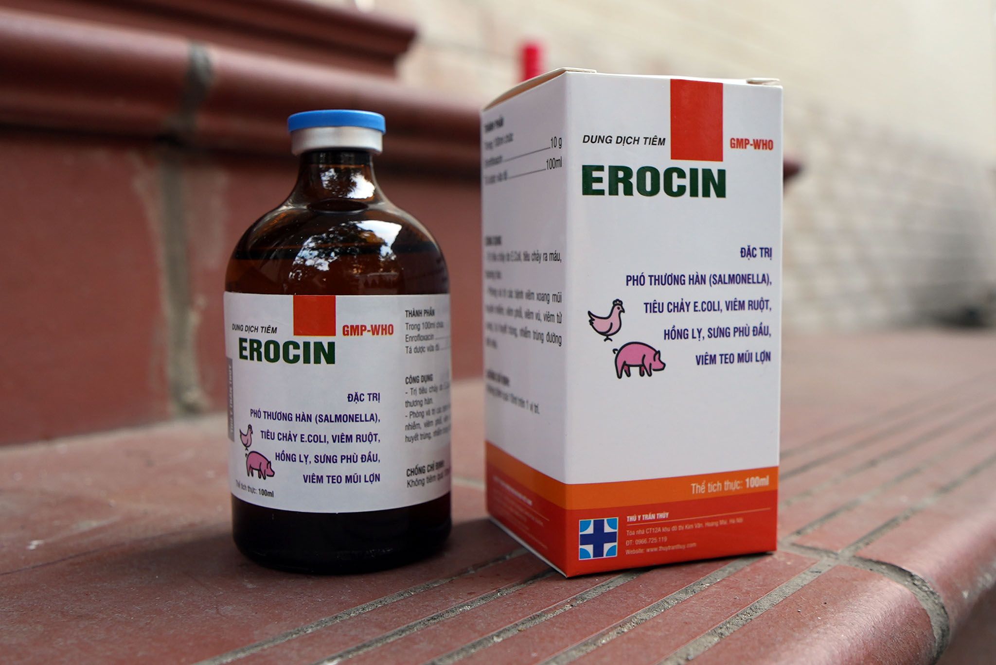 Erosin | Thuốc điều trị sốt thương hàn, tiêu chảy do E. coli, viêm ruột, tiêu chảy...