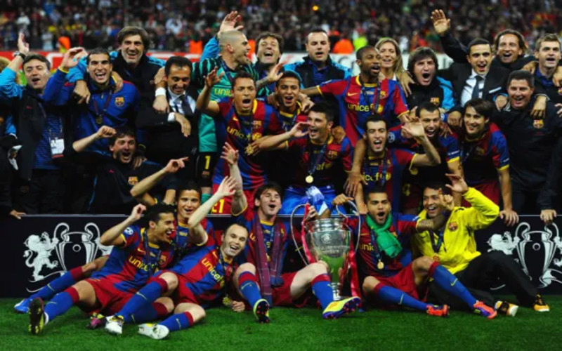 Hình ảnh các huyền thoại Barcelona