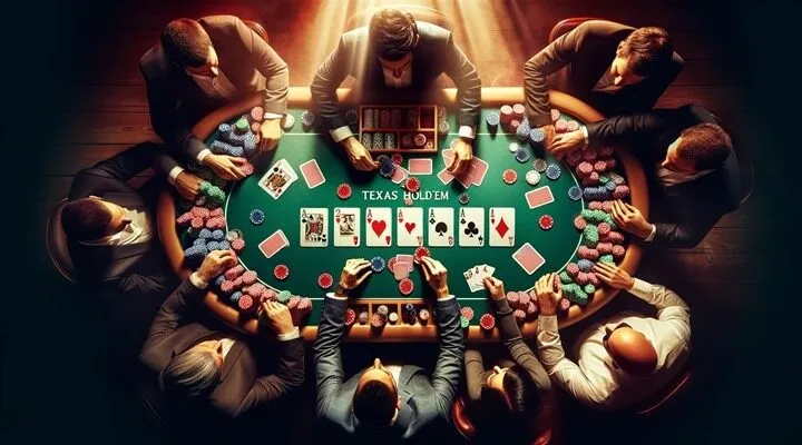 Hành động trong Poker Texas Hold’em