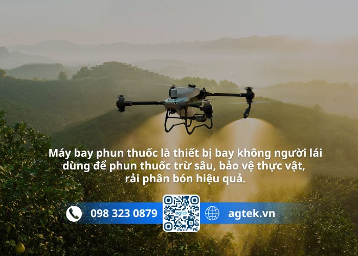 Nguyên lý hoạt động máy bay nông nghiệp