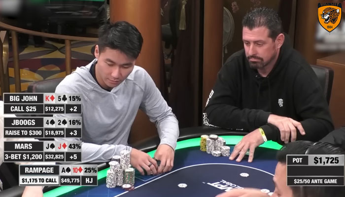 Người chơi Rock thường im lặng quan sát và chờ bài mạnh