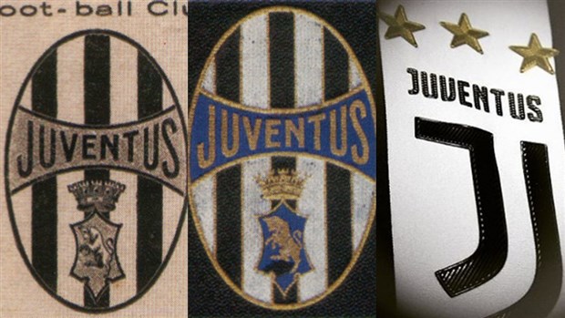 Nhìn lại Logo của Juventus qua các triều đại