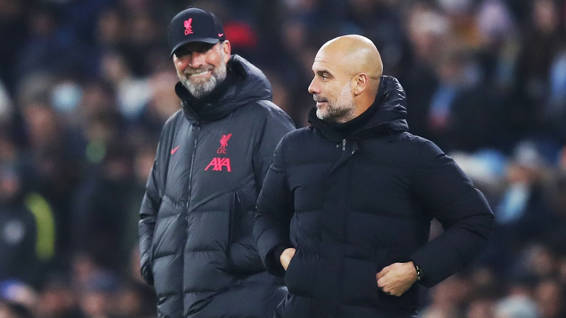 Pep Guardiola và Jurgen Klopp