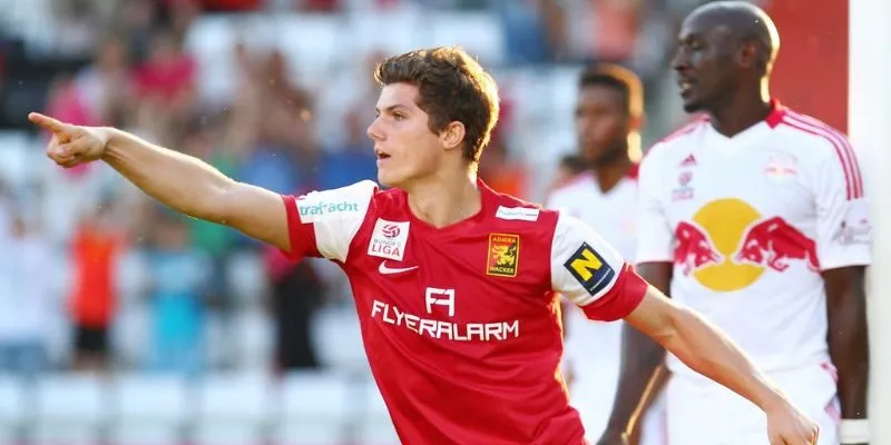 Marcel Sabitzer trong những ngày đầu sự nghiệp