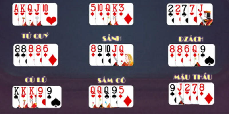 Hướng dẫn chi tiết cách chơi bài Binh Xập Xám