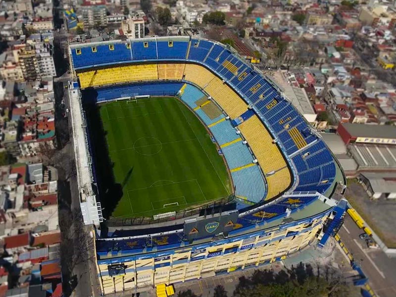 Sân La Bombonera hình chữ D