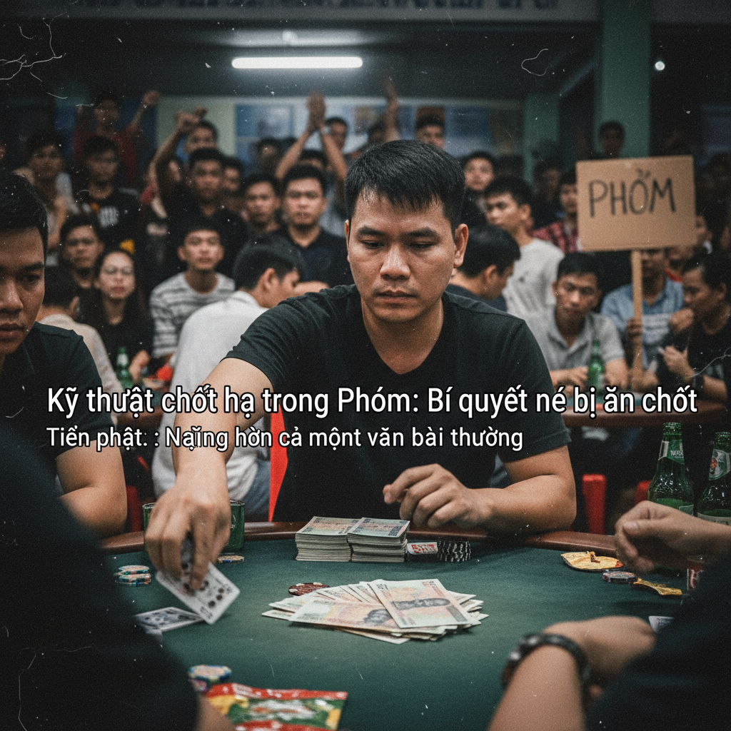 Kỹ Thuật Chốt Hạ Trong Phỏm: Bí Quyết Né Bị Ăn Chốt & Ù Đền