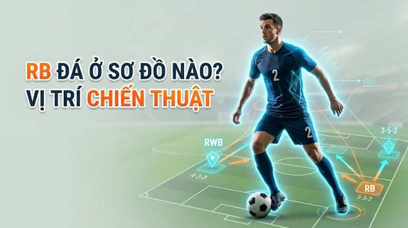 RB trong các sơ đồ chiến thuật bóng đá