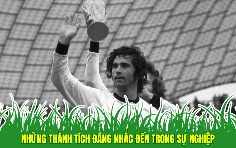 Những thành tích đáng nhắc đến trong sự nghiệp của Gerd Müller