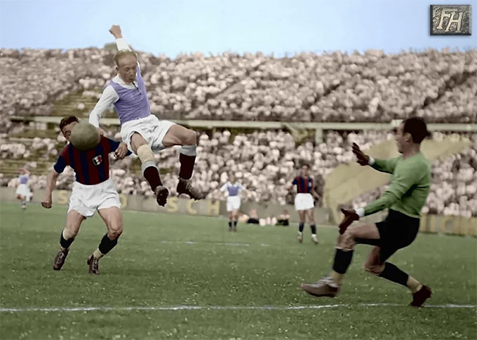 Matthias Sindelar cùng đội tuyển Áo tại World Cup 1934